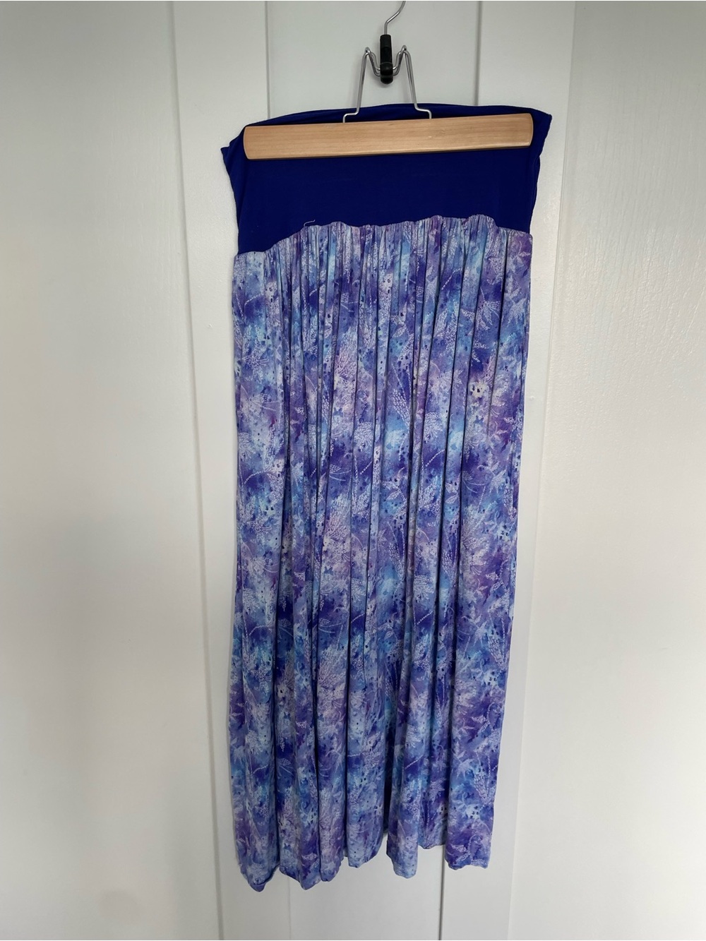 Blue Sky Clothing Co Bamboo/Linen Midi Skirt